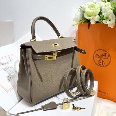 wholesale quality hermes kelly 25 togo retourn etoupe ghw
